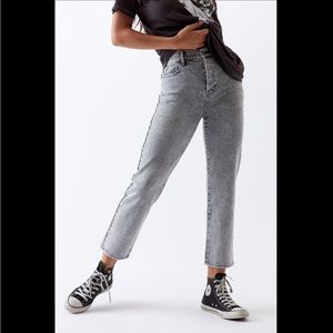 PacSun High Rise Straight Acid Wash Jeans